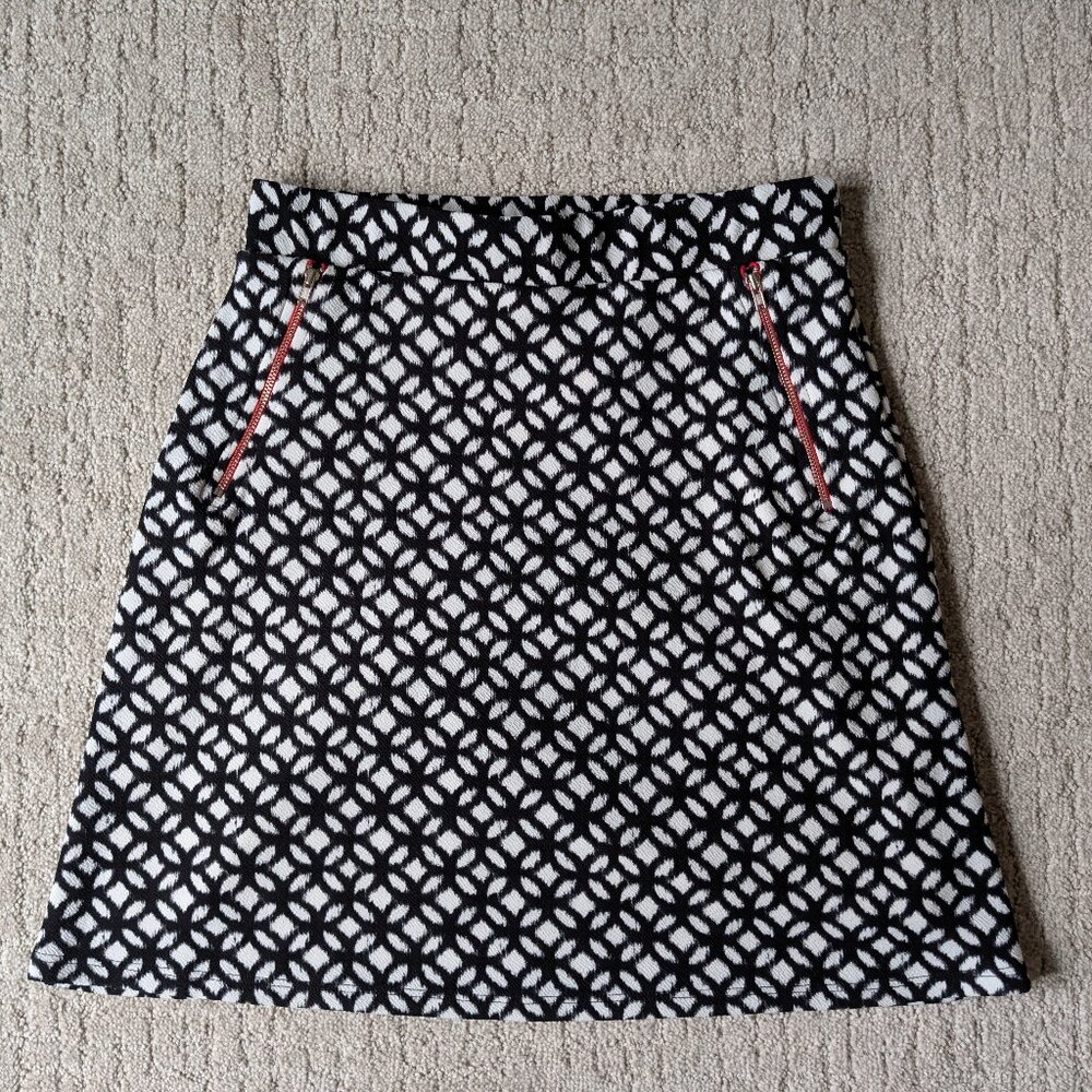 Le Lis Stitch Fix Maura Black & White Skirt NWT